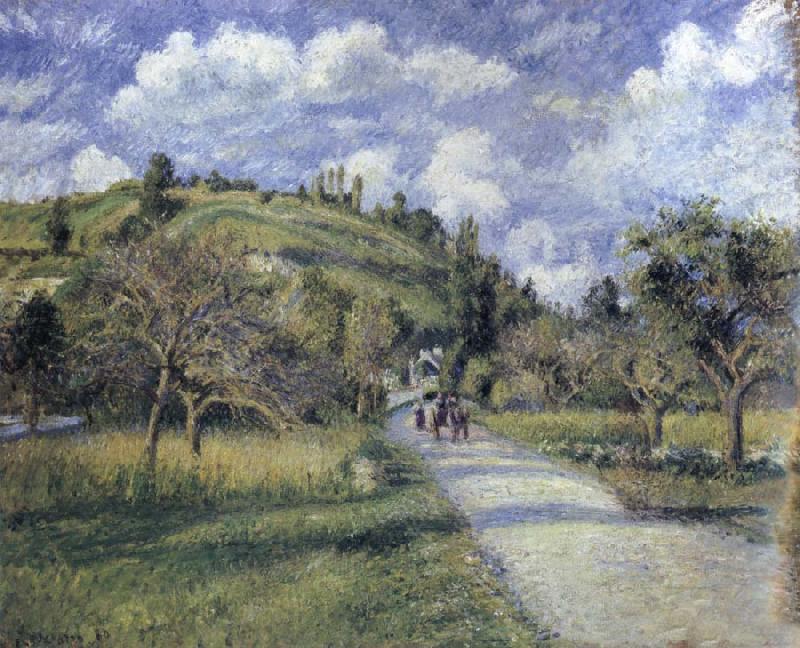 Camille Pissarro The highway oil painting image